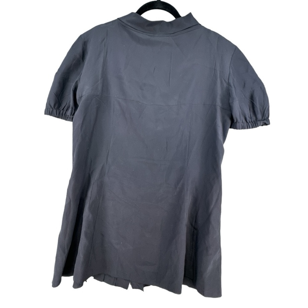 Prada 100% Silk Blouse in Black - Picture 2 of 5